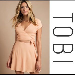 TOBI peach dress